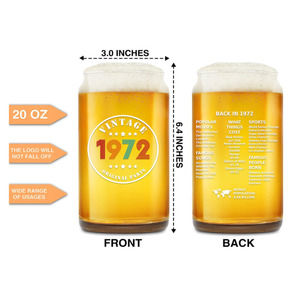 Vintage 1972 Beet Glass